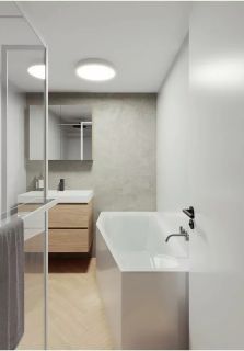 Акриловая ванна Riho Rethink Space Fall Plug and Play B114009005, угловая, правая, заполнение через перелив 170х90см белая